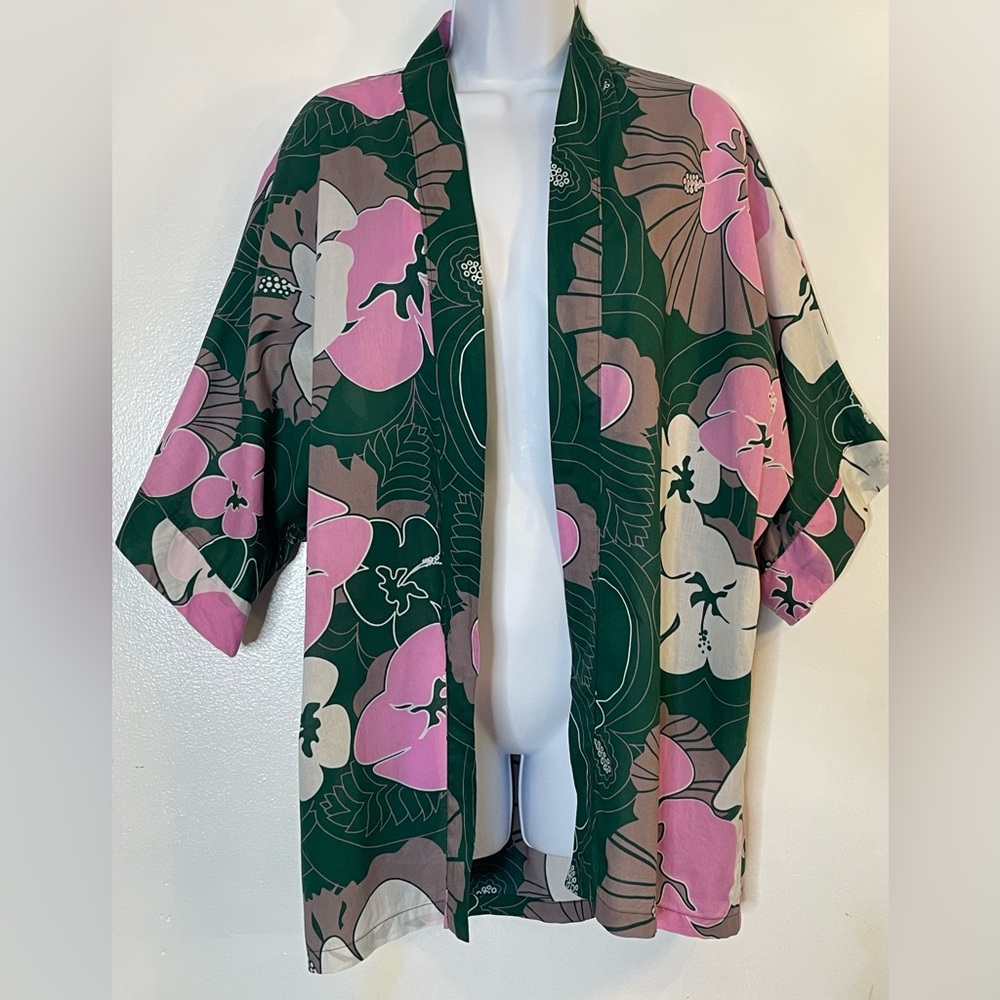 Manuhealii Hibiscus collection Lehua Cardigan